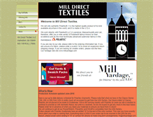 Tablet Screenshot of milldirecttextiles.com